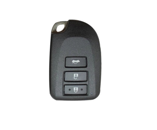 Bao Da Chìa Khóa Handmade cho Ô Tô Toyota Vios 3 nút bấm Da Bò - hàng chính hãng