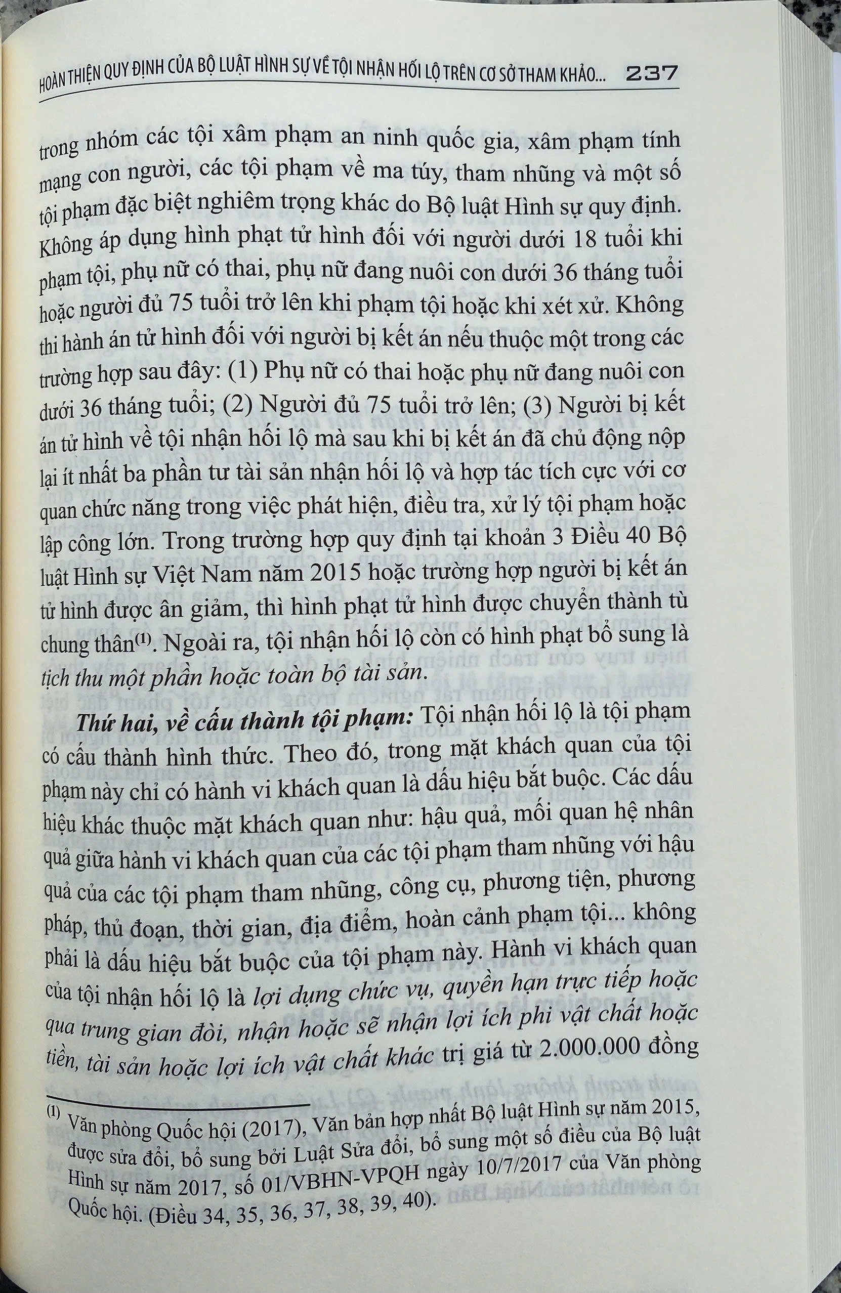 Kỷ Yếu Hội Thảo Khoa Học: Hệ Thống Tư Pháp Hình Sự - Những Vấn Đề Lý Luận, Thực Tiễn Và Lập Pháp