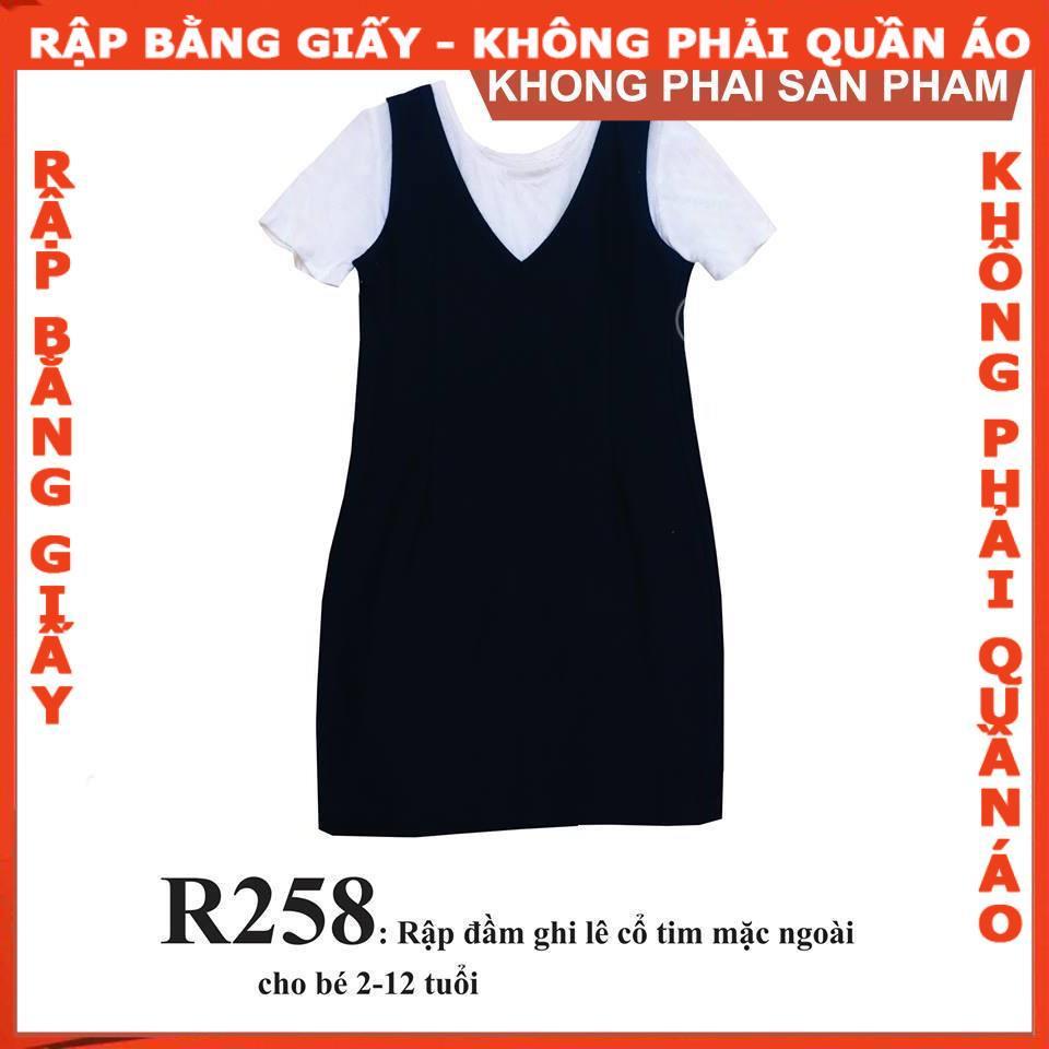 Rập giấy A0 mã R258 (BẢN VẼ)