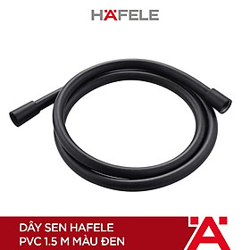 Dây sen Hafele PVC 1.5 m - 495.60.112 màu đen (Hàng chính hãng)