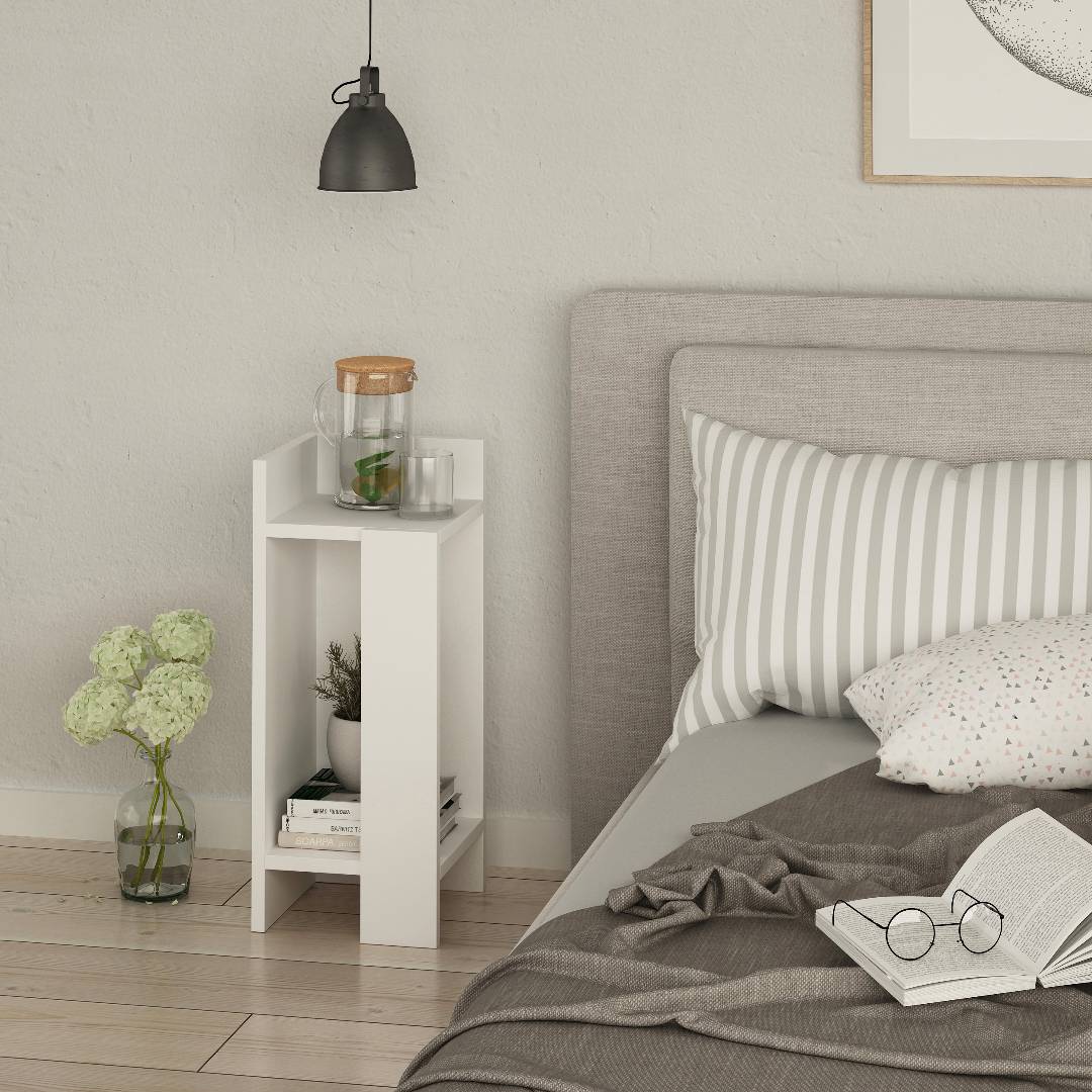 Kệ Đầu Giường Nhỏ Gọn Thiết Kế Đa Năng SMLIFE Nassau Cạnh Phải