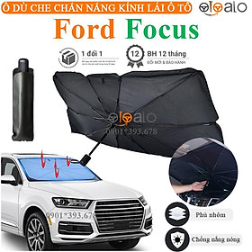 Ô dù che chắn nắng kính lái ô tô Ford Focus vải dù tráng nhôm cao cấp ODCKL