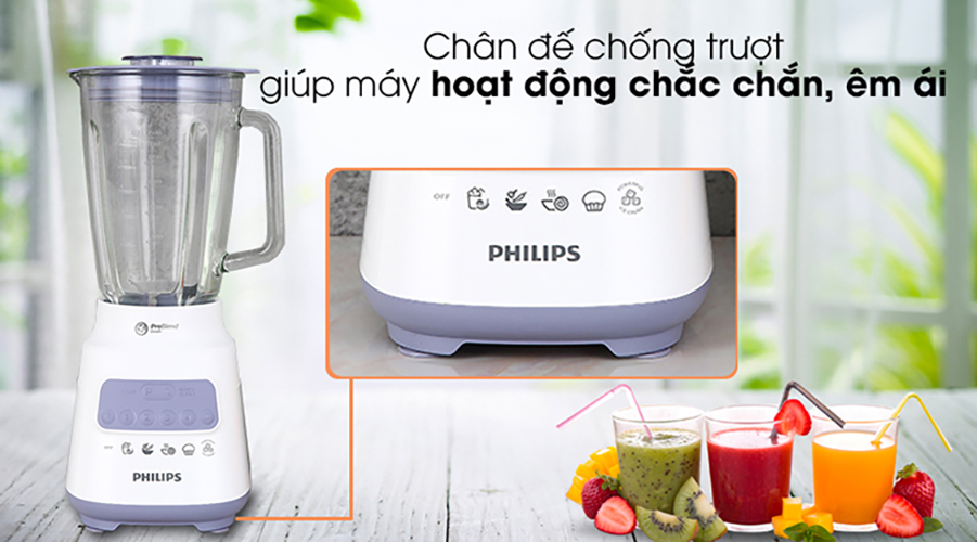 Máy xay sinh tố Philips HR2222/00 (700W) - Hàng Chính Hãng