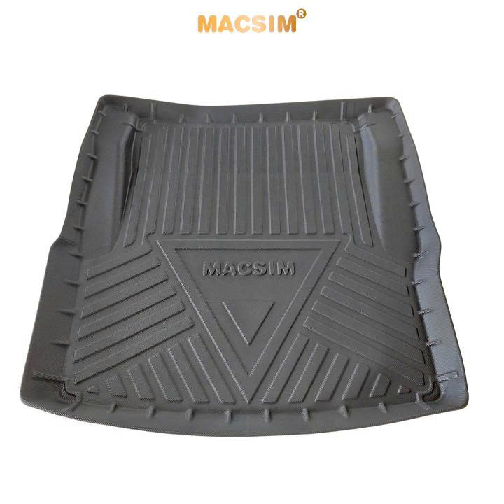 Thảm lót cốp (qd) xe ô tô BMW 3 series 320i/ 328i 2013-2019 nhãn hiệu Macsim chất liệu nhựa TPV cao cấp màu đen