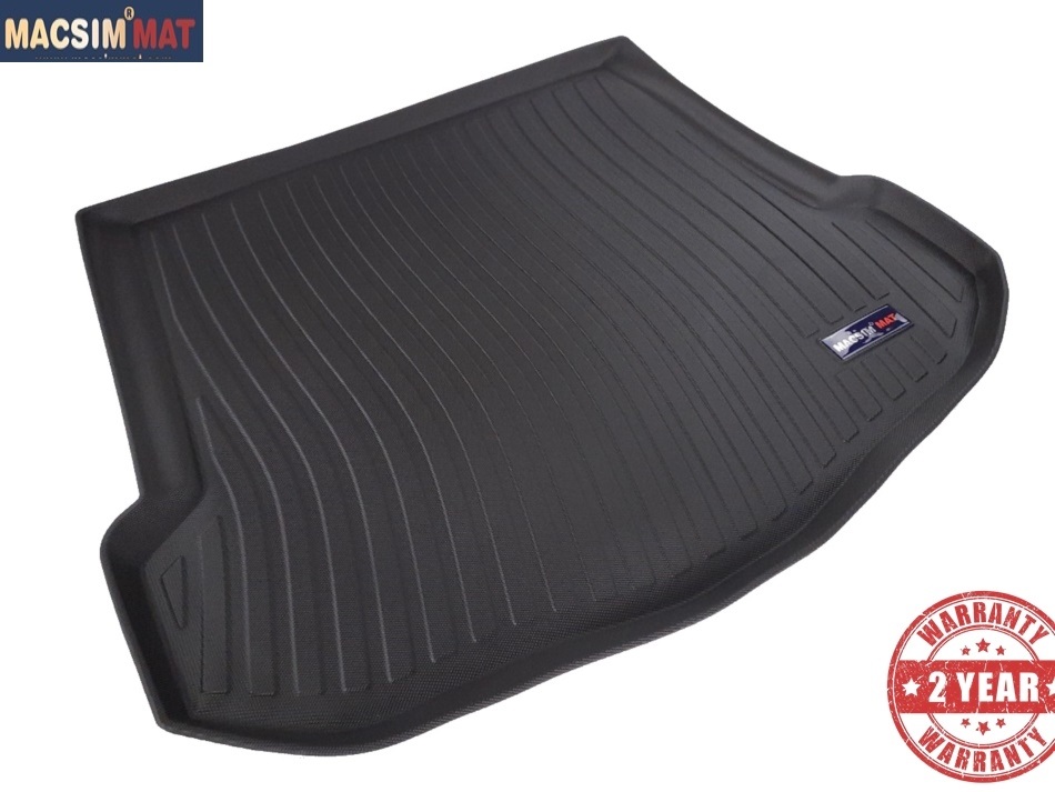 Thảm lót cốp xe ô tô Ford Mondeo 2011-2012 nhãn hiệu Macsim chất liệu TPV cao cấp màu đen (064)