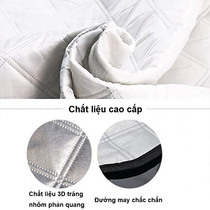 Tấm bạt phủ che nắng bên ngoài kính lái xe ô tô cao cấp CNB2 - Kích thước: 142x92cm
