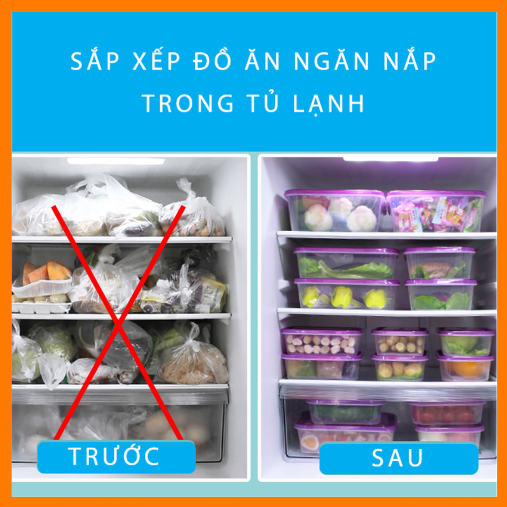Bộ Hộp Đựng Thực Phẩm Bảo Quản Thức Ăn Thủy Tinh Chịu Nhiệt Mua 3 TẶNG 2- 400ml