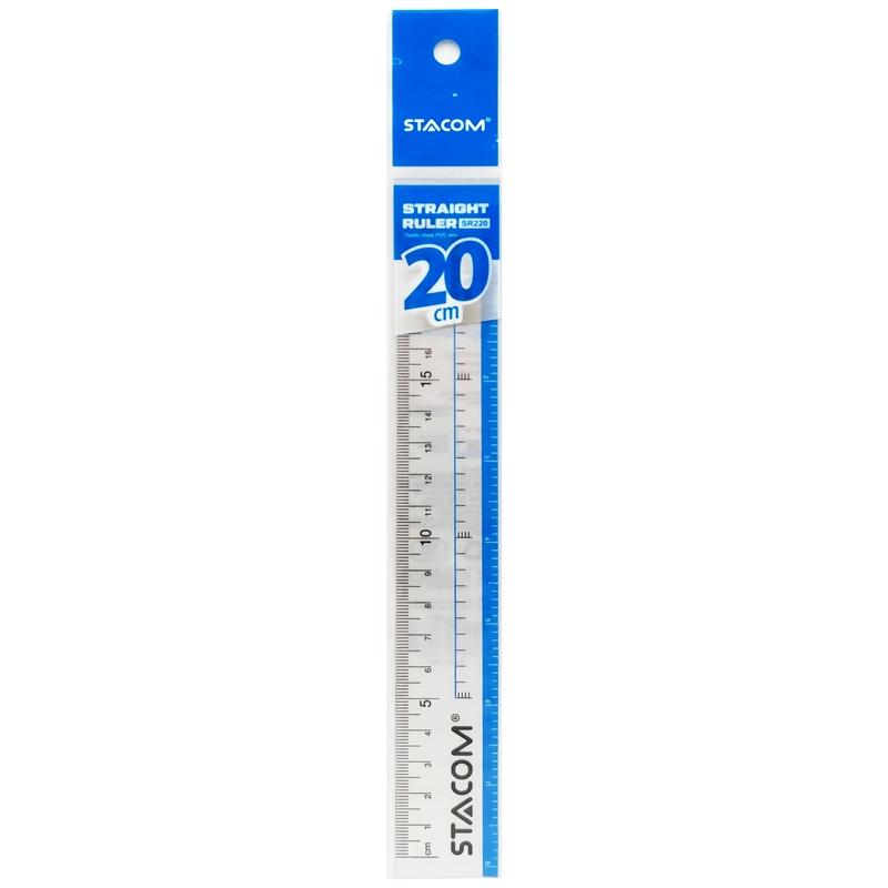 Thước Nhựa Dẻo 20 cm - Stacom SR220