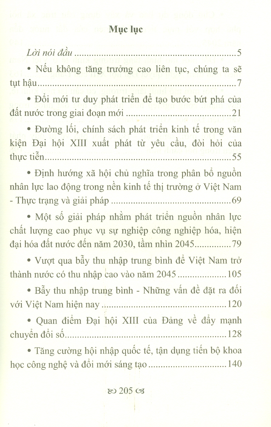 Vững Tin Vào Con Đường Đi Lên Chủ Nghĩa Xã Hội - Tụt Hậu Về Kinh Tế Và Bẫy Thu Nhập Trung Bình - Nguy Cơ Cần "Đặc Biệt Coi Trọng"