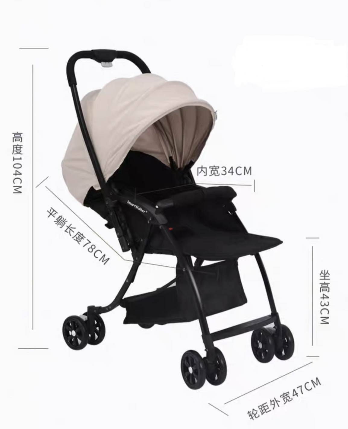 Xe đẩy trẻ em gấp gọn đẩy 2 chiều Belecoo Travel 2 chiều 3 tư thế siêu nhẹ, xe nôi đa năng gấp gọn cho trẻ sơ sinh từ 0-5 tuổi