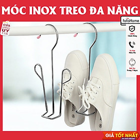 Móc Treo Phơi Giày Dép Giá Treo Đồ Thông Minh Móc Treo Giày Giữ Form Chất Liệu Inox 304, Móc Phơi Đồ Đa Năng Cao Cấp Không Gỉ Siêu Bền