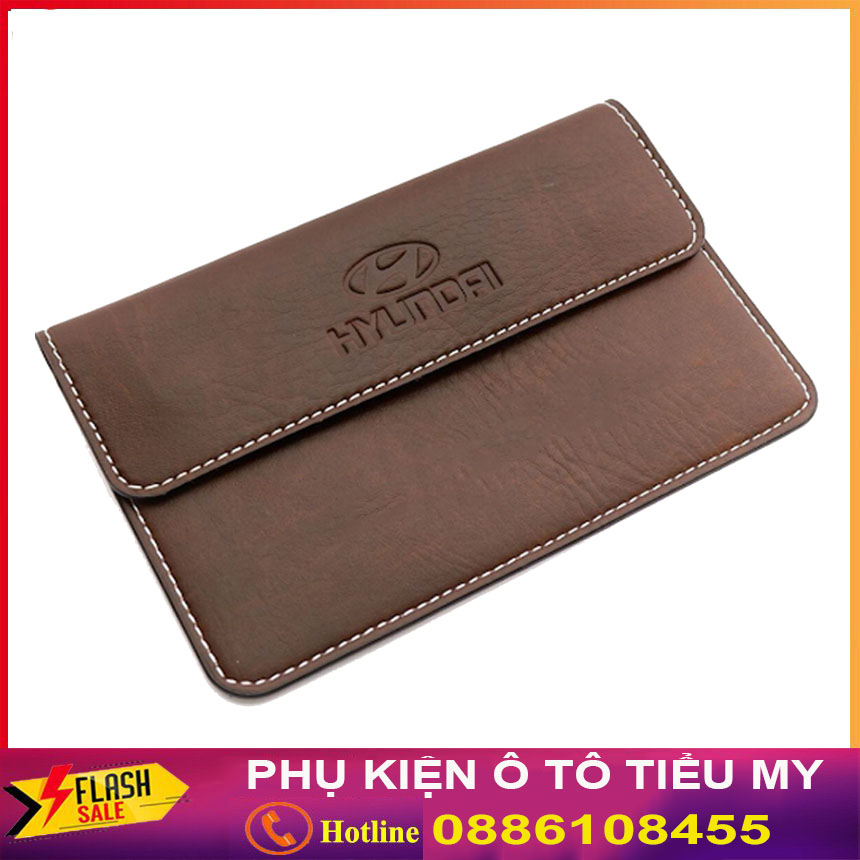 Ví Đựng Giấy Tờ Xe Ô Tô Giấy Đăng Kiểm Da Pu Cao Cấp Logo HONDA Bền Đẹp, Kích Thước Nhỏ Gọn