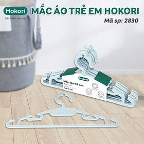 Set 10 Móc quần áo trẻ em Hokori nhựa cao cấp Việt Nhật 