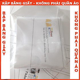 Rập giấy A0 đầm tay phồng dáng A mã 1068- rập giấy A0 (BẢN VẼ)