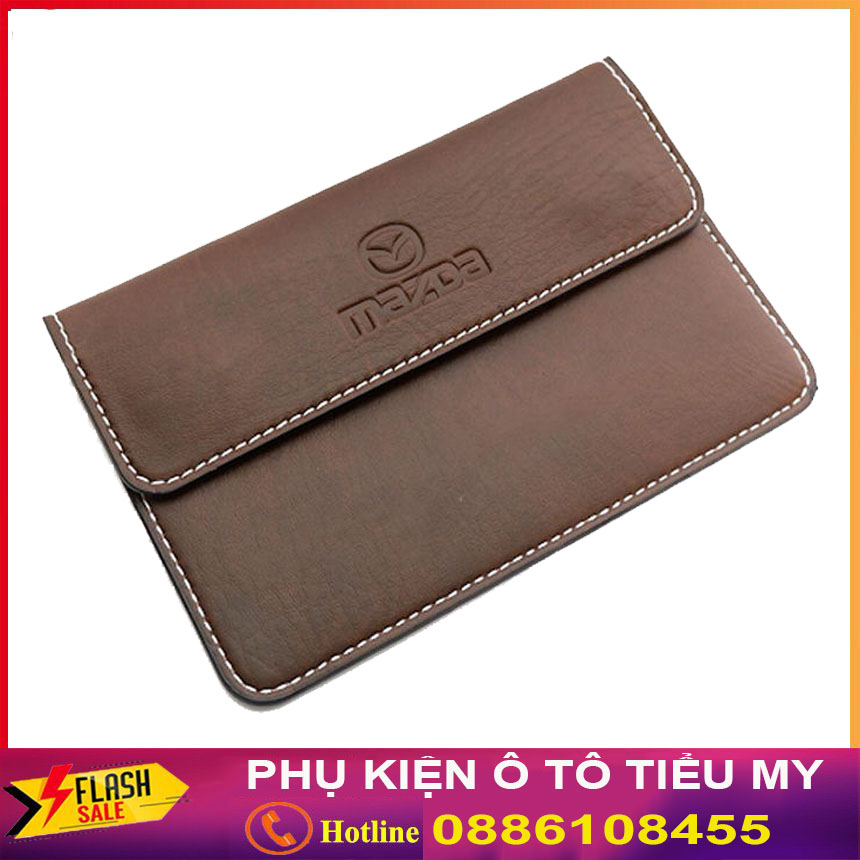 Ví Đựng Giấy Tờ Xe Ô Tô Giấy Đăng Kiểm Da Pu Cao Cấp Logo HONDA Bền Đẹp, Kích Thước Nhỏ Gọn