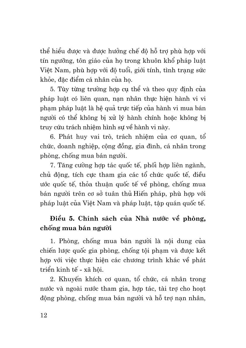 Luật Phòng, chống mua bán người năm 2024