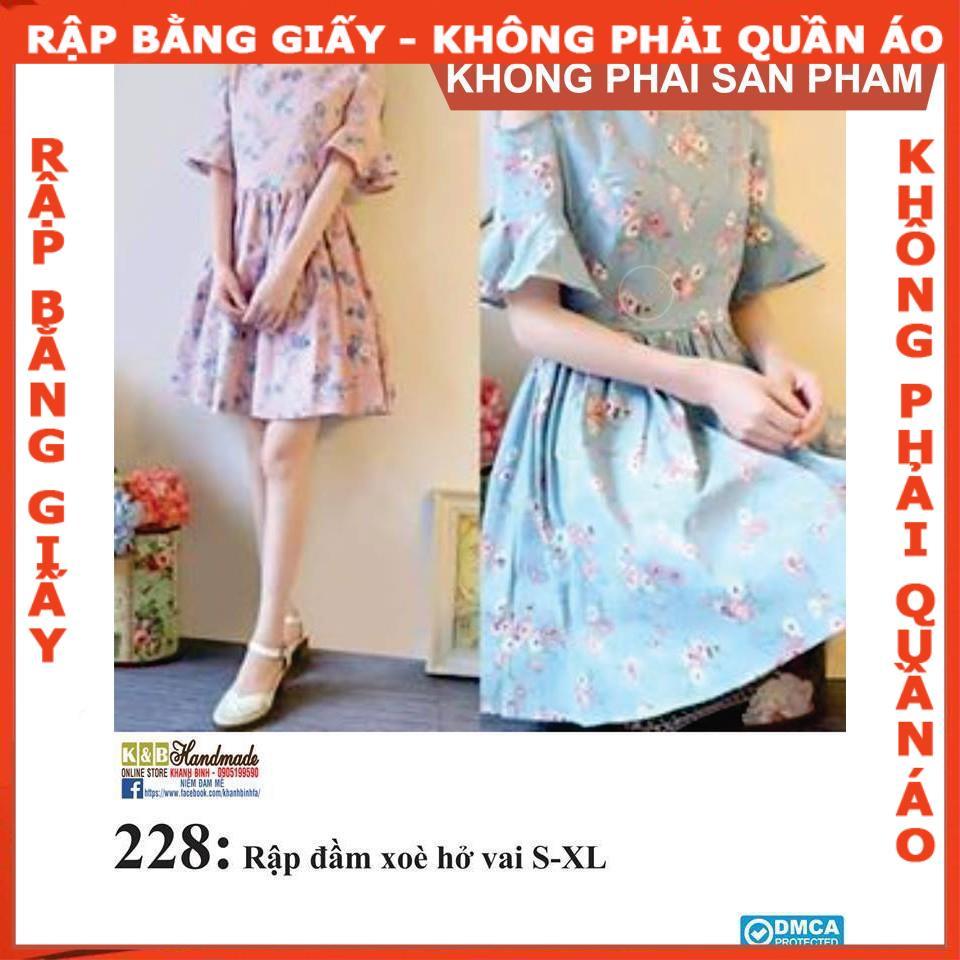 Rập giấy mã 228 (BẢN VẼ) rập đầm