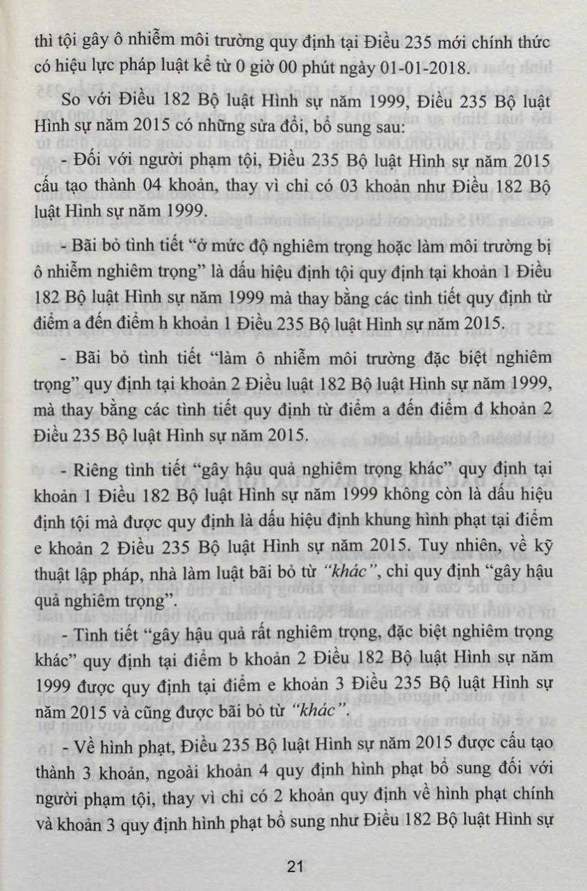 Bình luận Bộ Luật Hình Sự năm 2015 (Bộ 10 cuốn của tác giả Đinh Văn Quế)