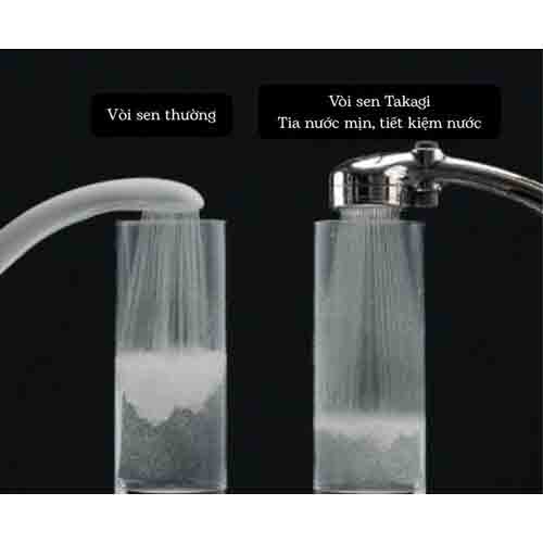 Vòi sen tắm mạ WT có nút dừng Takagi (JSB022MAS)