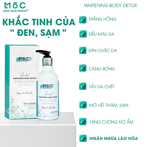 SỮA Ủ THẢI ĐỘC TRUYỀN TRẮNG - COLLAGEN /300G - MỘC
