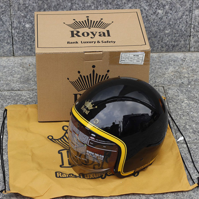 Nón bảo hiểm 3/4 đầu Royal M139 Design V10