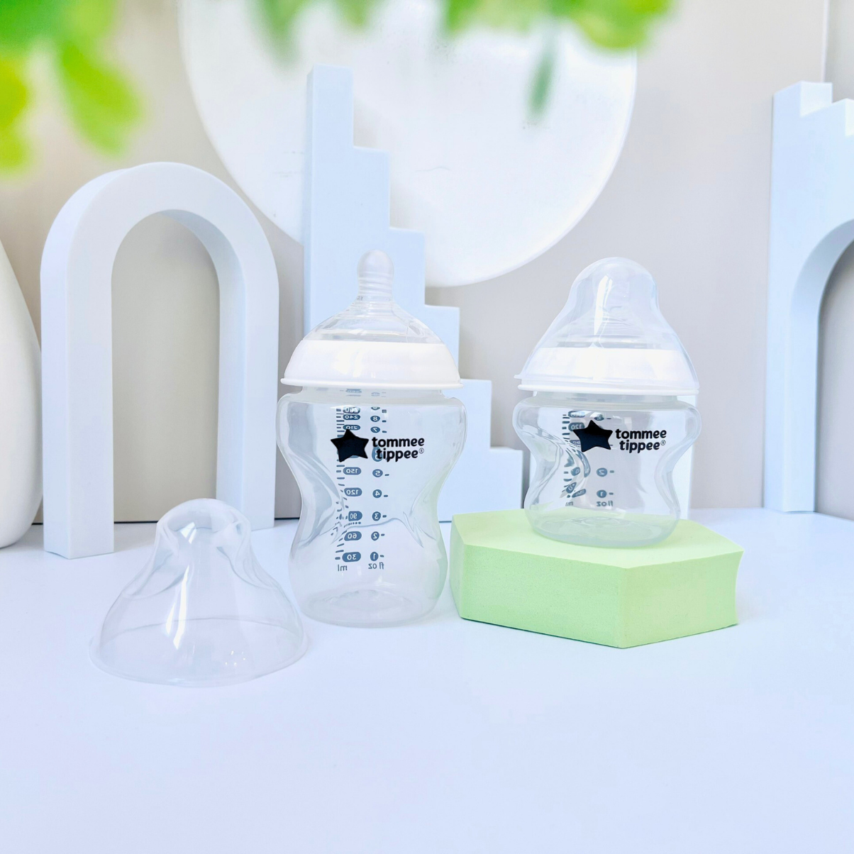 Bình Sữa Ty Siêu Mềm Tự Nhiên Tommee Tippee Natural Start 260ml, Núm Ty Của Bình 3-6 tháng
