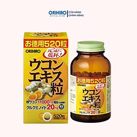 Viên uống tinh bột nghệ mùa thu Orihiro 520 viên /hộp