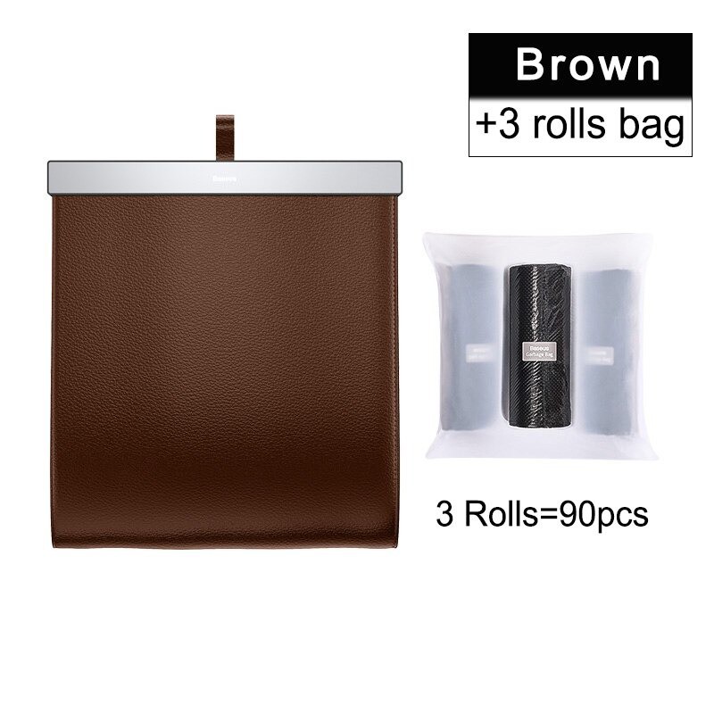 Túi Để Đồ Sau Ghế Ô Tô Baseus Chất Liệu Da PU Chống Thấm Nước Trọng Lượng Chịu 5KG Phù Hợp Mọi Loại Xe - Hàng Chính Hãng