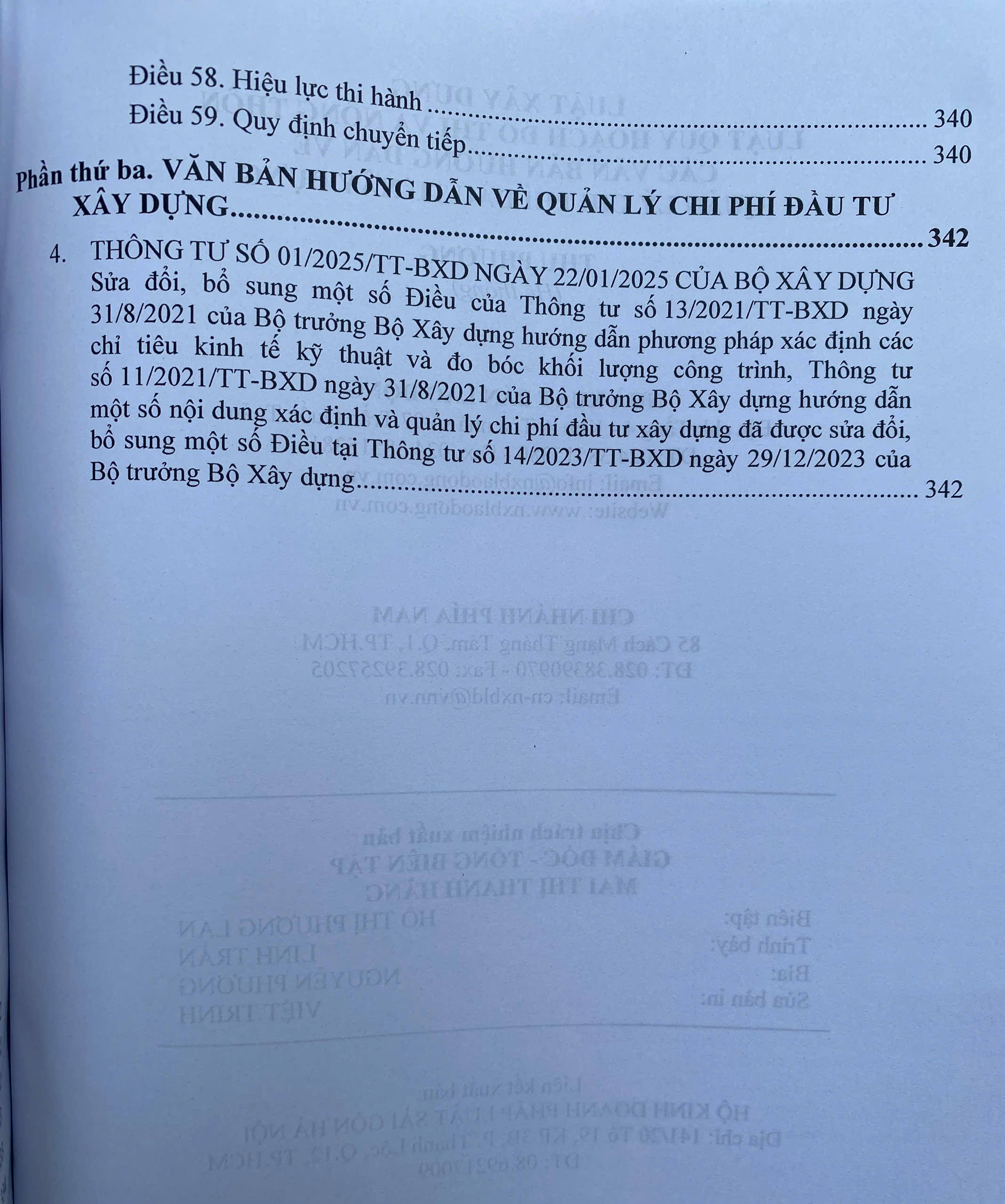 Luật Xây Dựng - Luật Quy Hoạch Đô Thị Và Nông Thôn Và Các Văn Bản Hướng Dẫn Về Quản Lý Chi Phí Đầu Tư Xây Dựng