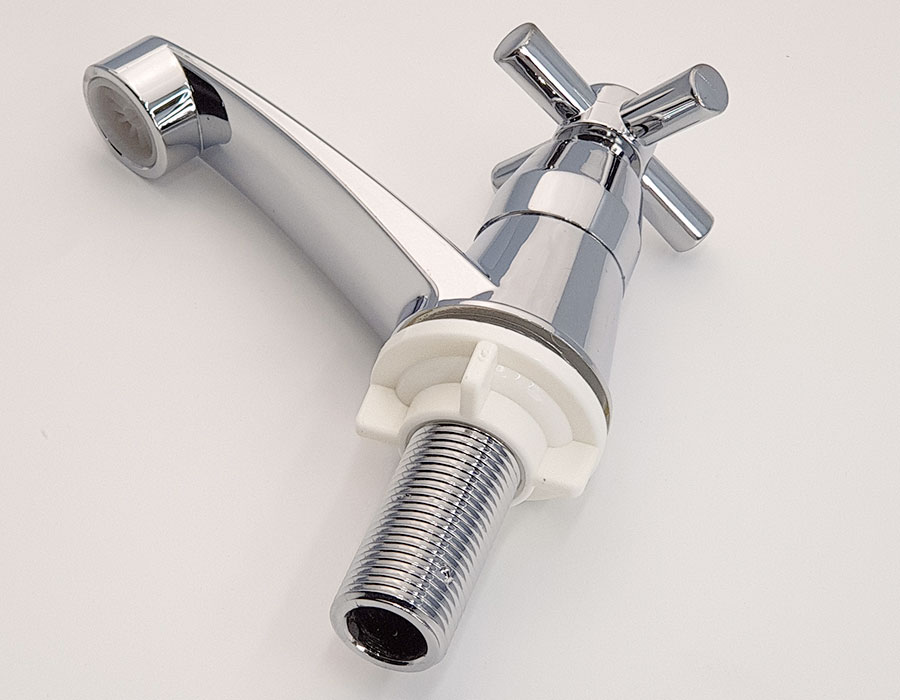 Vòi Lavabo lạnh nhựa ABS mạ Chrome Eurolife EL-LA05 (Trắng bạc)
