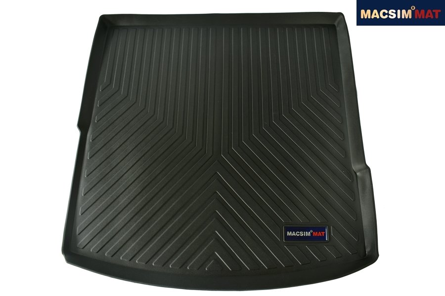 Thảm lót cốp xe ô tô Mercedes GLE 2016-2019 nhãn hiệu Macsim chất liệu TPV cao cấp màu đen (025)