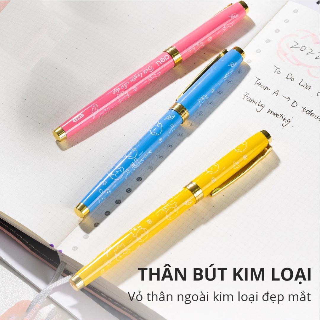 Bút Máy Kim Loại - Deli CQ893 - Màu Vàng