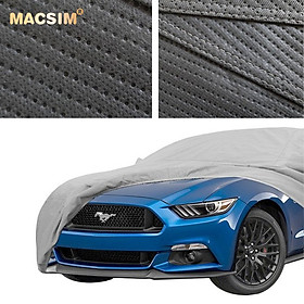 Bạt phủ ô tô chất liệu vải không dệt 3 lớp cao cấp MACSIM cho VinFast Lux SA màu ghi