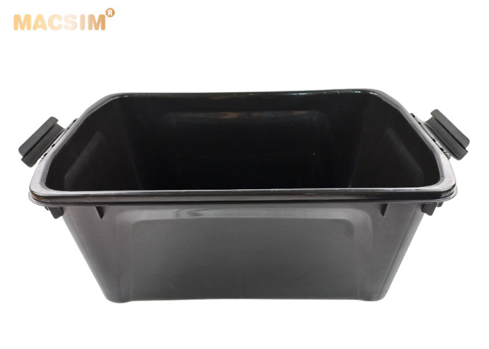 Hộp đựng đồ trên ô tô 60 lít kích thước màu đen xanh 59,5cm x 35,5cm x 35cm - hộp đựng đồ trong cốp ô tô nhãn hiệu Macsim chất liệu PP cao cấp
