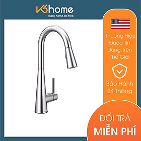 Vòi bếp nóng lạnh dây rút dòng Sleek Moen - GNMCL7864