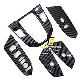 Bộ ốp nội thất Honda CR-V, CRV 2018-2020 vân Carbon cao cấp