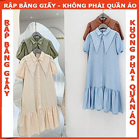Rập giấy may đầm bầu BA17 (BẢN VẼ)