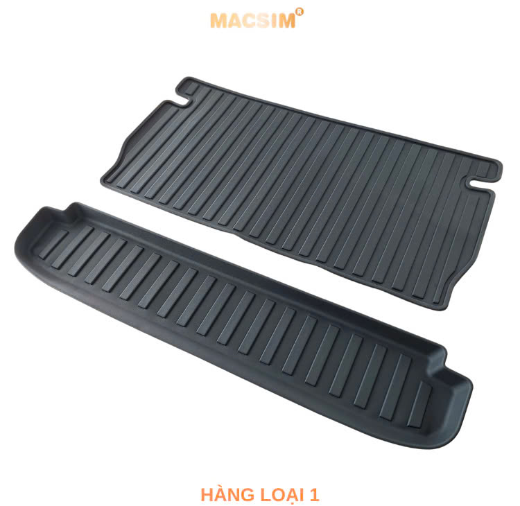Thảm sd3 Combo lót cốp & bảo vệ lưng ghế Vinfast VF3 Nhãn hiệu Macsim