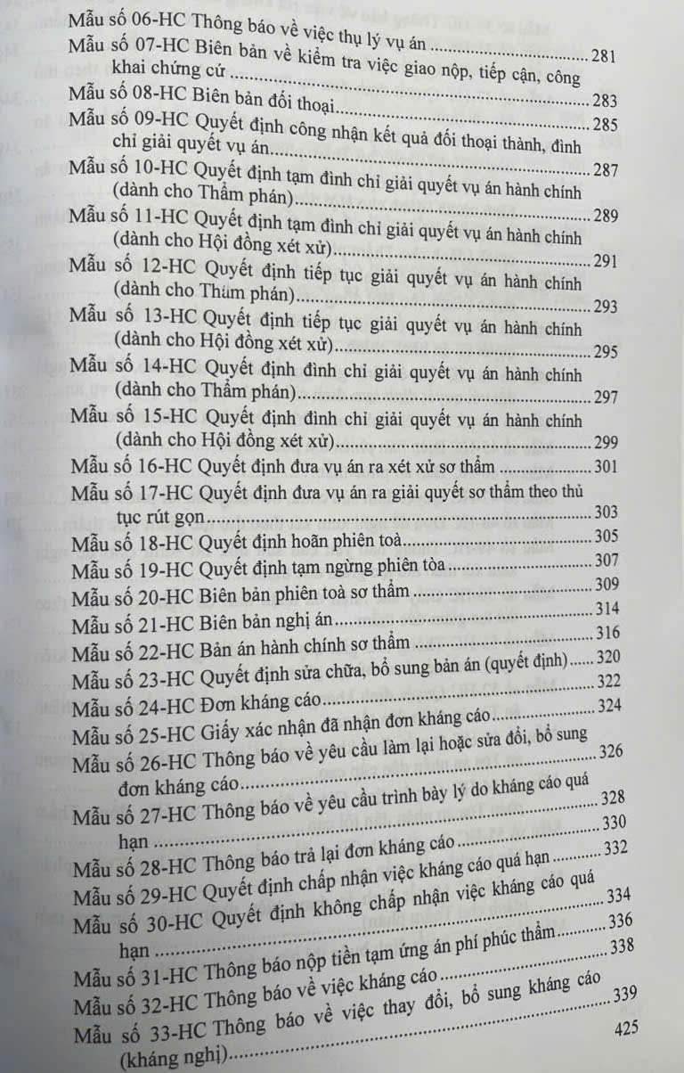 Luật tố tụng hành chính (sửa đổi, bổ sung năm 2025) văn bản quy định hướng dẫn chi tiết thi hành