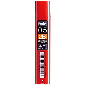 Ruột Chì 2B 0.5 mm Pentel C275S (60 mm x 12 Ngòi)