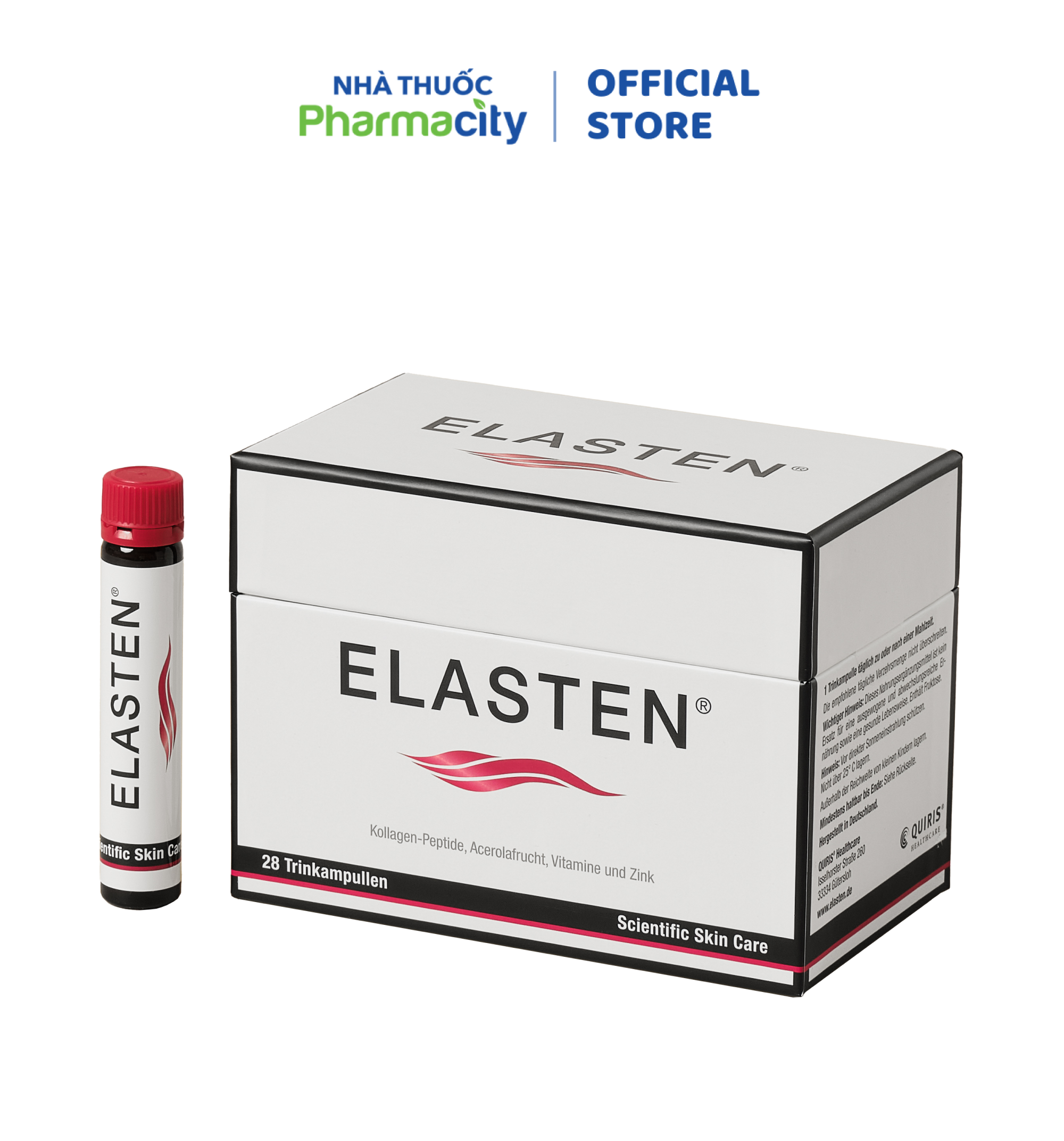 Viên uống bảo vệ sức khỏe Collagen Elasten (28 ống)