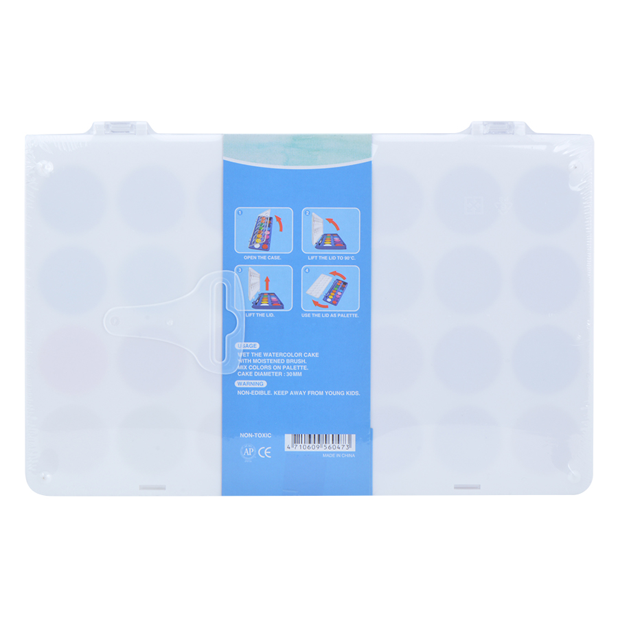 Hộp Màu Nước 28 Màu Dạng Khay Simbalion WCC-28