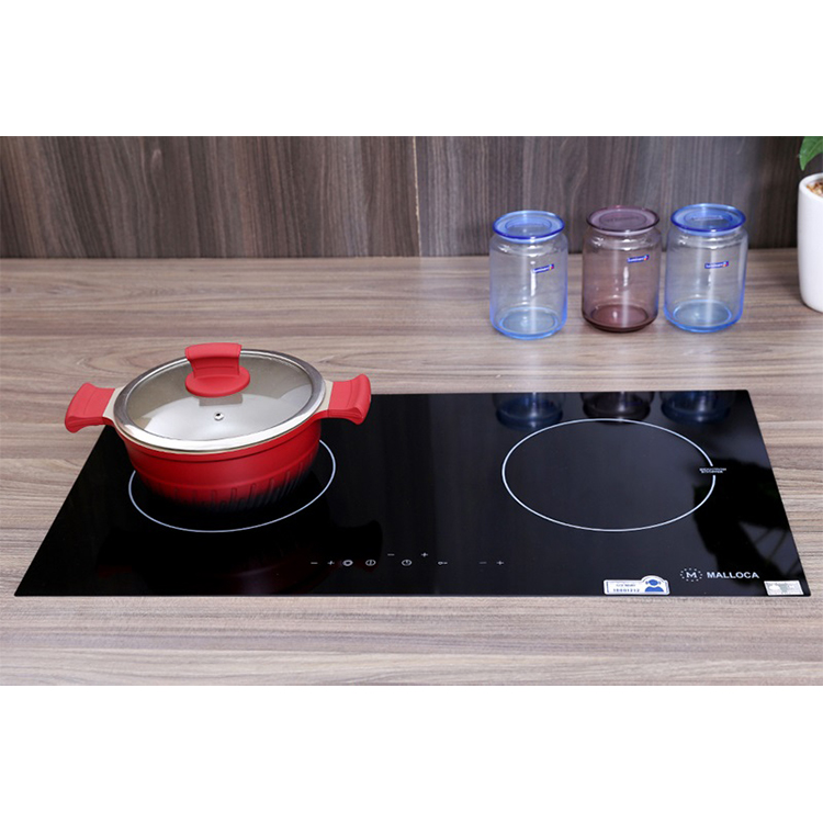 Bếp Âm Từ Đôi Malloca MH-02I (72 cm) - Hàng chính hãng
