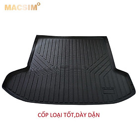 Thảm lót cốp sd xe ô tô Kia Sportage 2022-2024 nhãn hiệu Macsim chất liệu TPE cao cấp màu đen