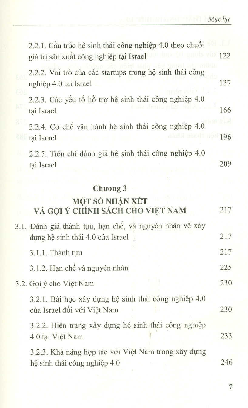 Hệ Sinh Thái Công Nghiệp 4.0 - Nghiên Cứu Trường Hợp Israel Và Gợi Mở Cho Việt Nam (Sách chuyên khảo)