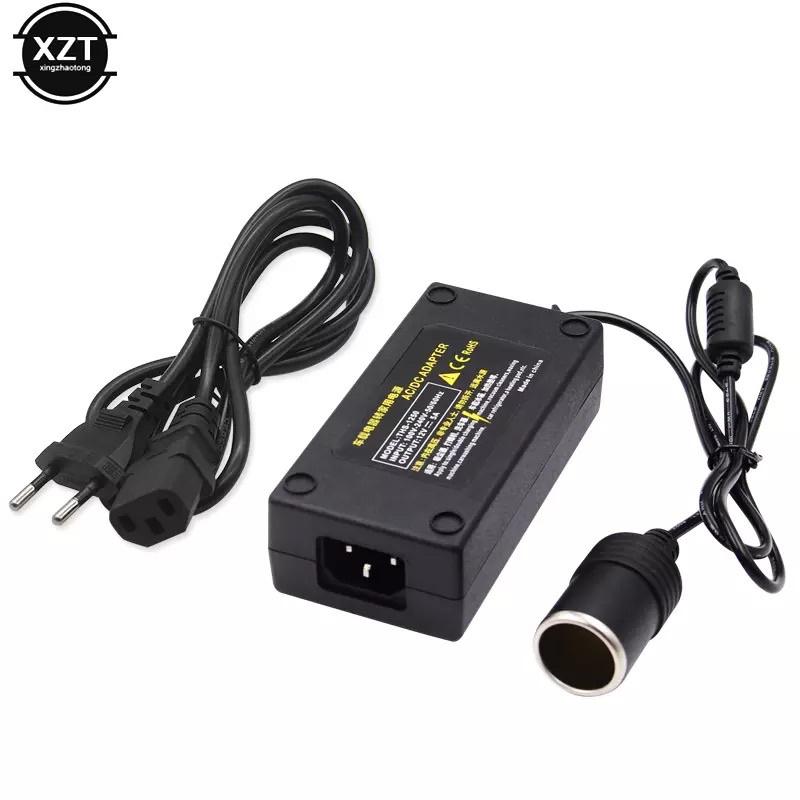 Bộ đổi nguồn điện 220V-12V đầu ra tẩu sạc ô tô, công suất lớn 120w , 12v -10a, phích cắm 2 chân loại tốt