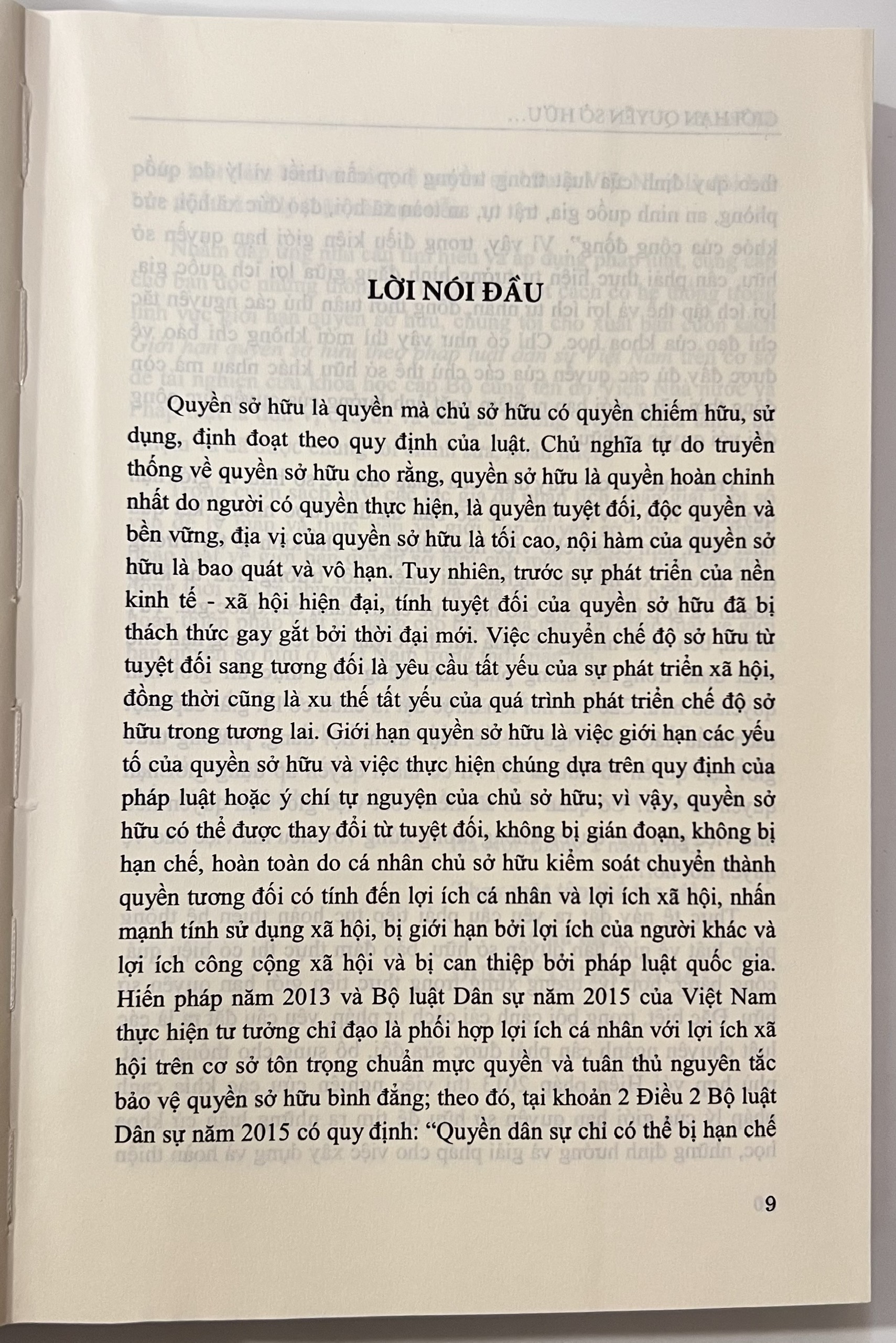 Sách - Giới Hạn Quyền Sở Hữu Theo Pháp Luật Dân Sự Việt Nam