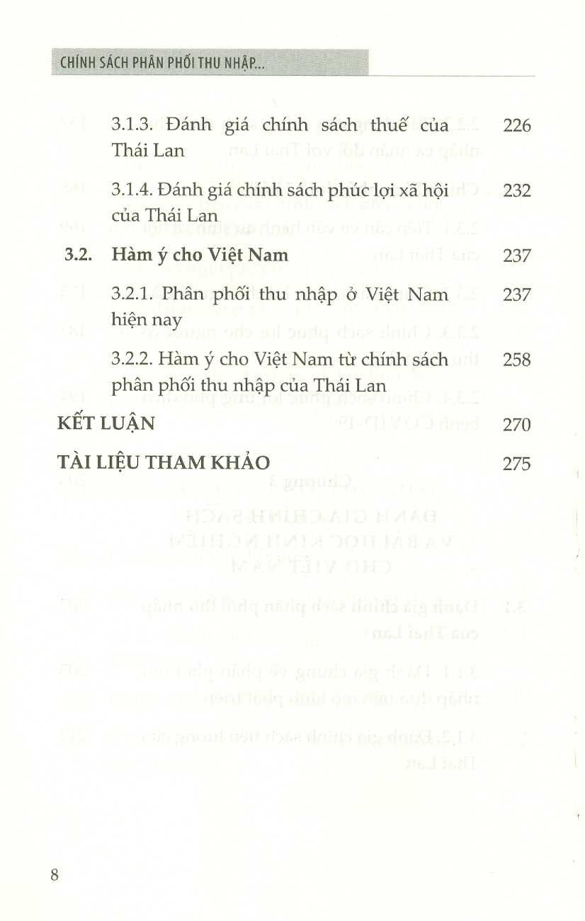 Chính Sách Phân Phối Thu Nhập Của Thái Lan Và Hàm Ý Cho Việt Nam (Sách chuyên khảo)
