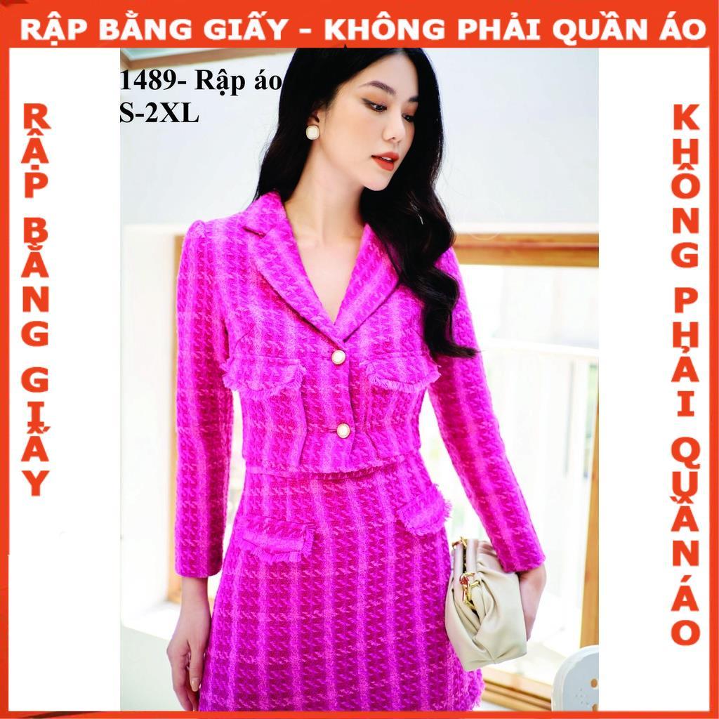 Rập giấy A0 mã 1489 - rập áo (BẢN VẼ)