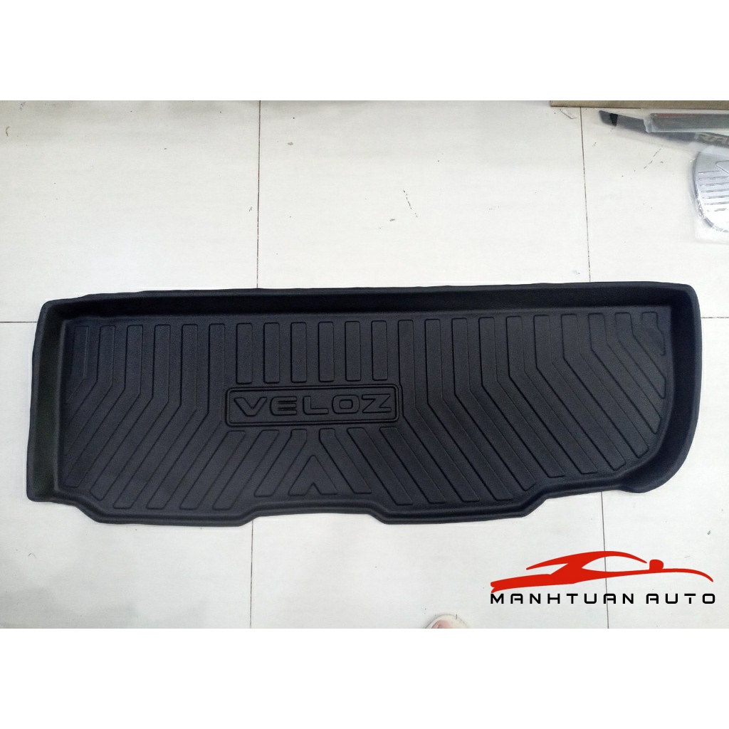 Lót cốp sau xe Toyota Veloz 2022 2023 chất liệu nhựa dẻo TPO cao cấp, không mùi, không thấm nước